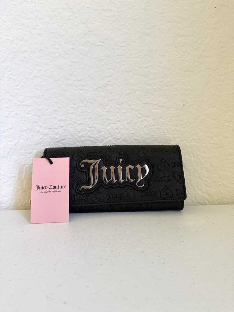 Juicy Couture černá peněženka dlouhá monogram – nová s visačkou — Photo 1