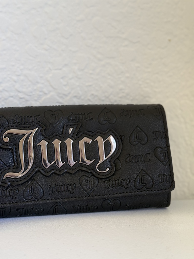 Juicy Couture černá peněženka dlouhá monogram – nová s visačkou — Photo 2