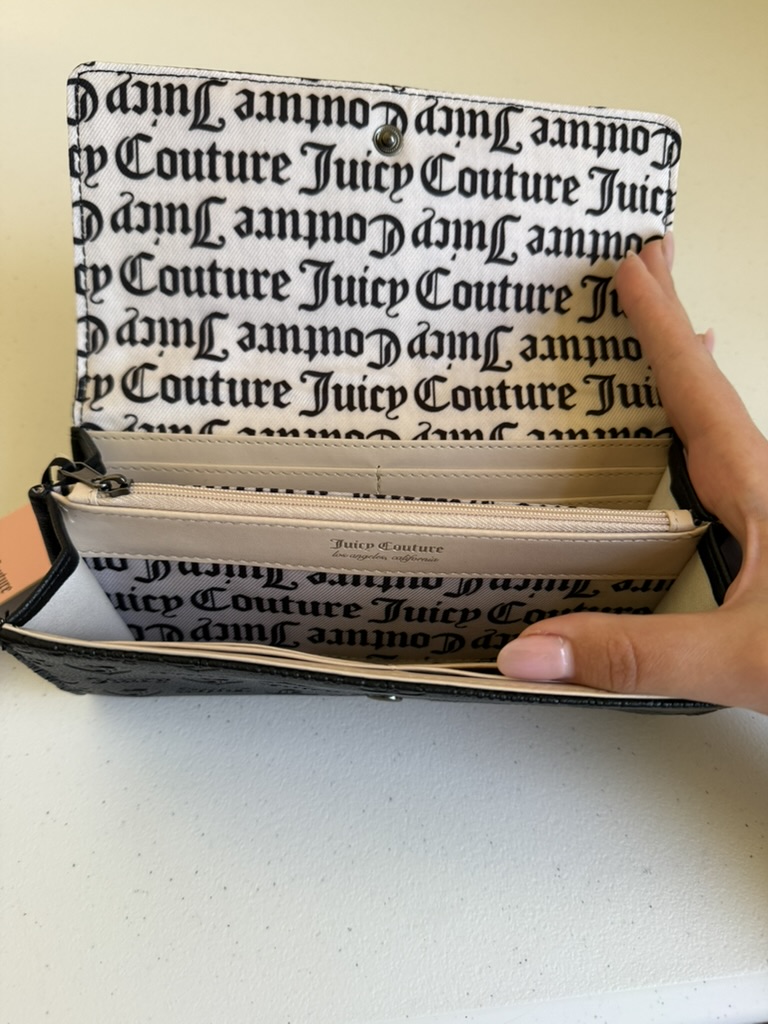 Juicy Couture černá peněženka dlouhá monogram – nová s visačkou — Photo 4
