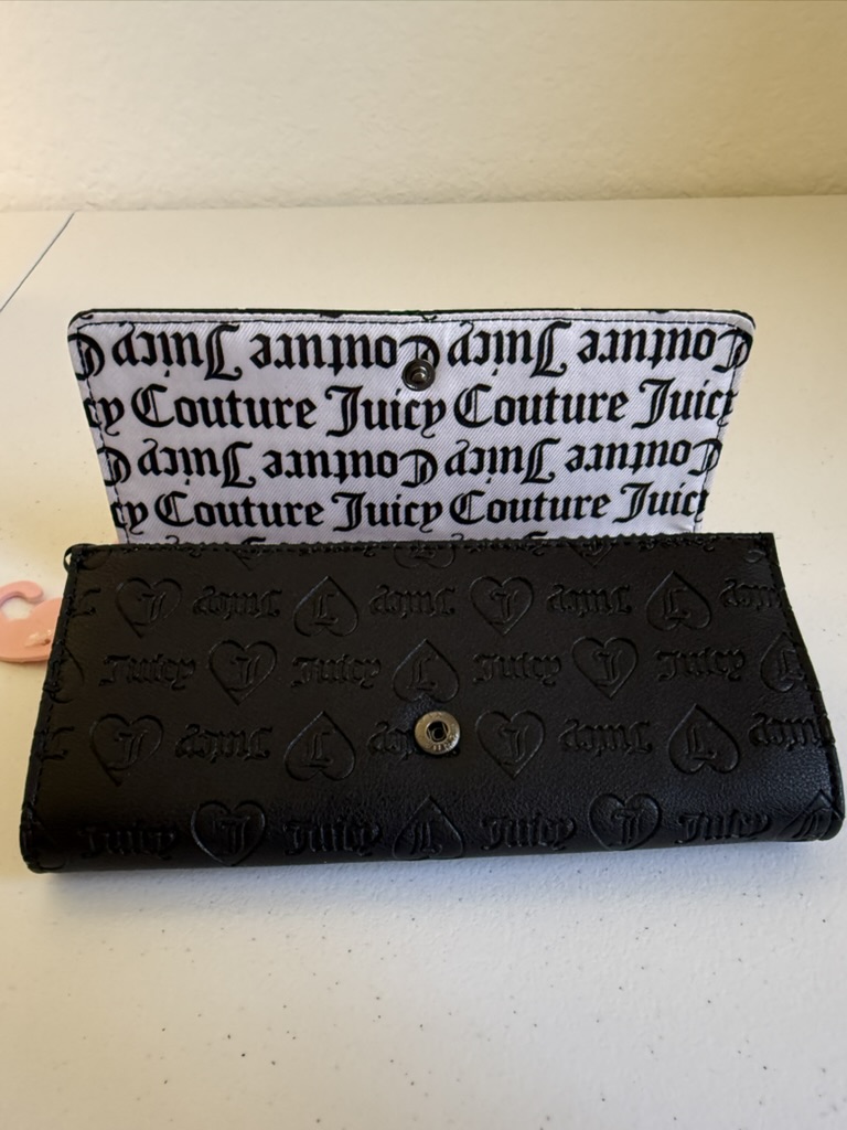 Juicy Couture černá peněženka dlouhá monogram – nová s visačkou — Photo 3