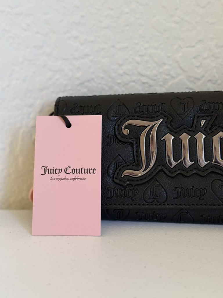 Juicy Couture černá peněženka dlouhá monogram – nová s visačkou — Photo 6